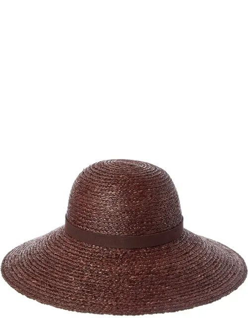 Wide Brim Round Crown Straw Sun Hat