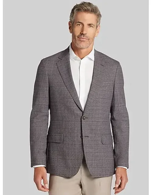 Big & Tall Modern Fit Plaid Sport Coat