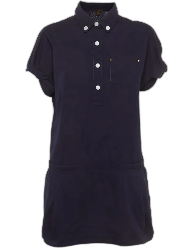 Cotton Mini Shirt Dress