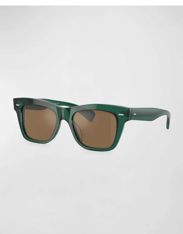 Acetate Square Sunglasses