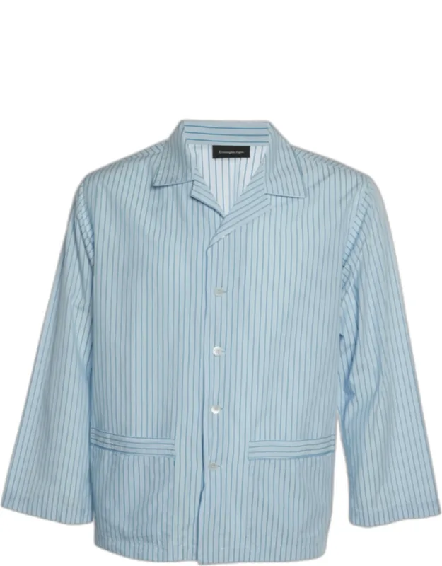 Striped Cotton Pajama Shirt
