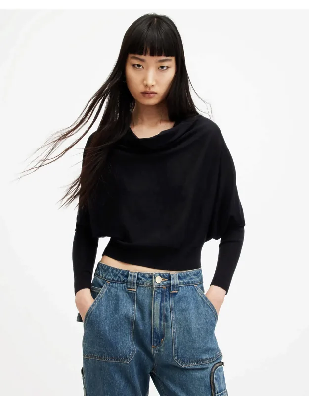 Cropped Merino Wool Sweater