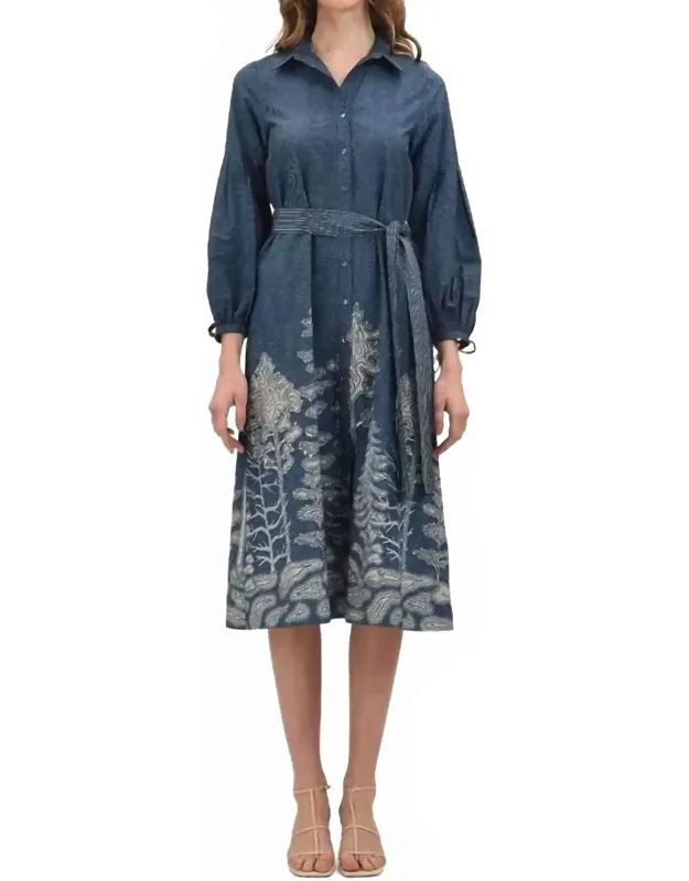 Alicia Midi Shirt Dress