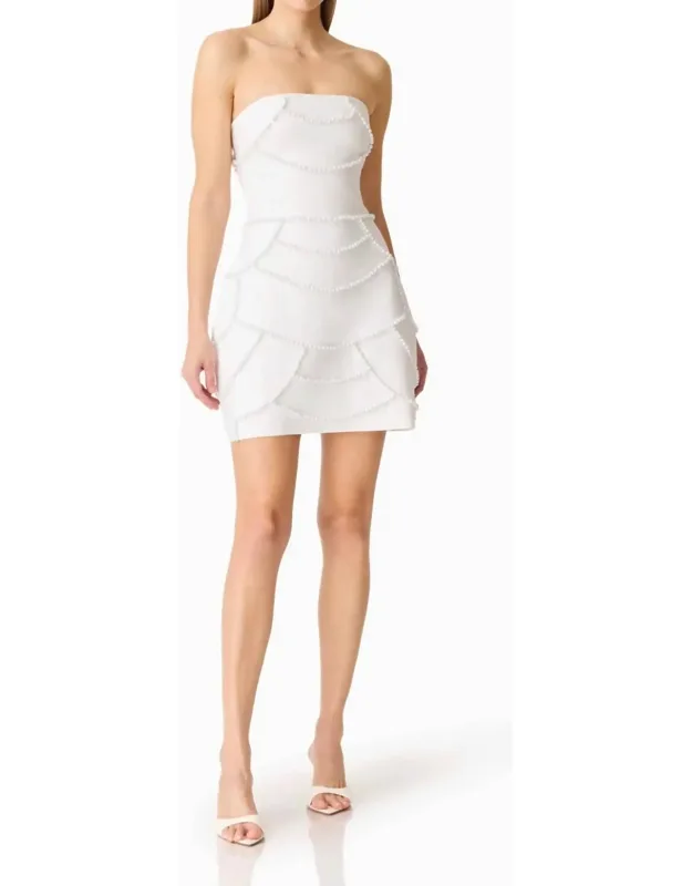 Lucine Pearl Mini Dress