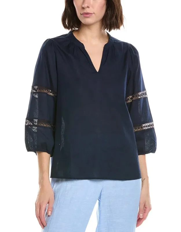 Lydia Printed Collared Shirt
