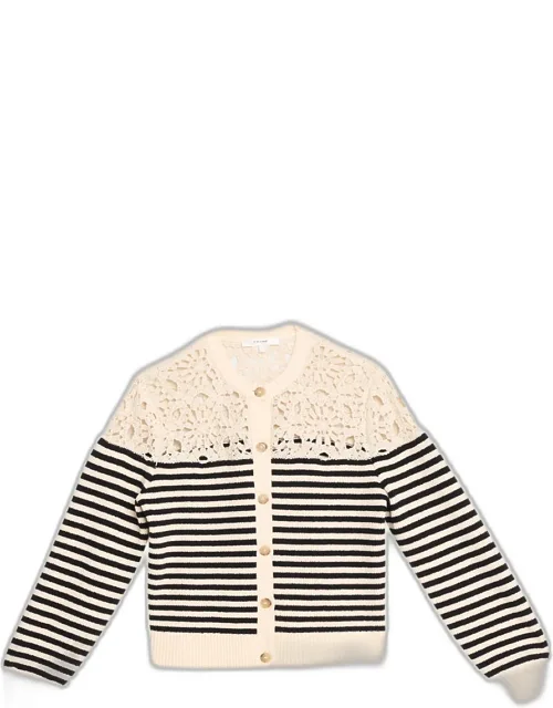 The Coastal Stripe Cardigan