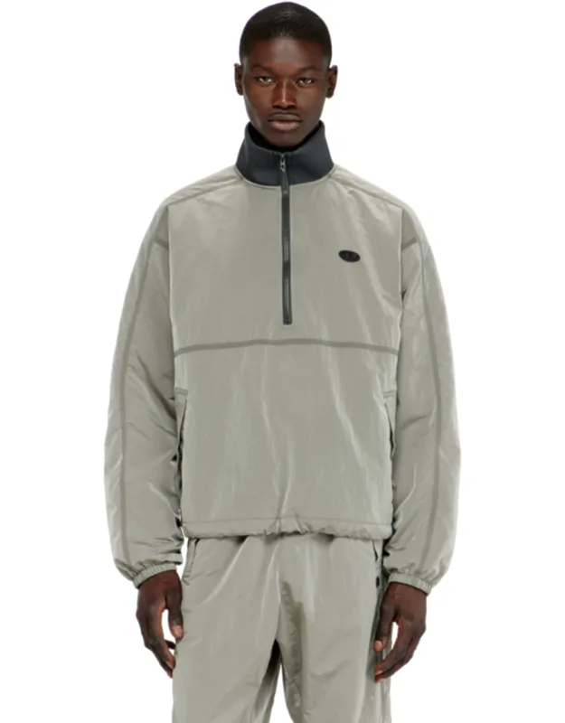 Nylon Jacket With Crinkle Effect