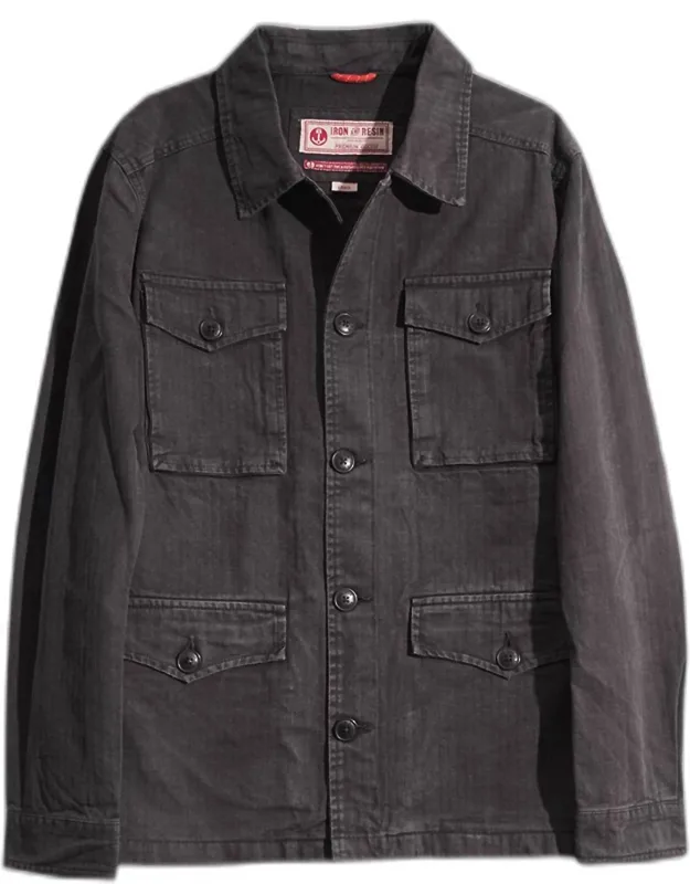 Herringbone Military Jacket