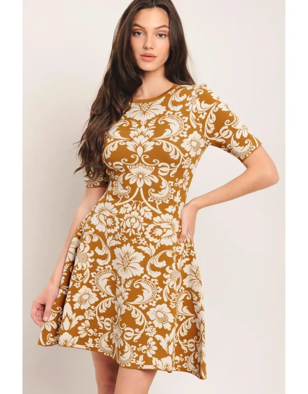 Bloom Sweater Knit Mini Dress