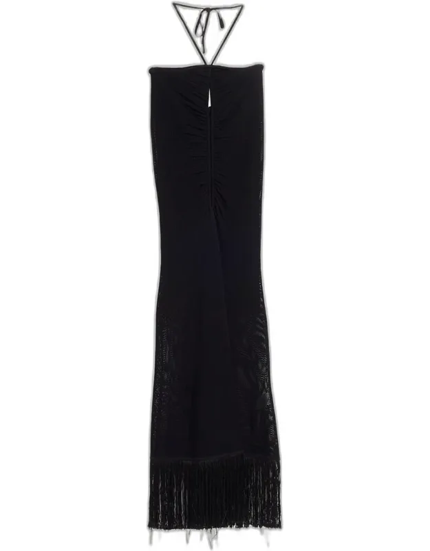 Hawthorn Fringe Halter Dress