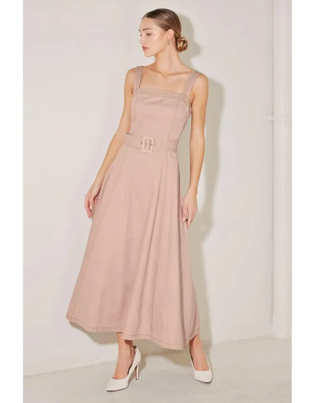 Woven Midi Dress