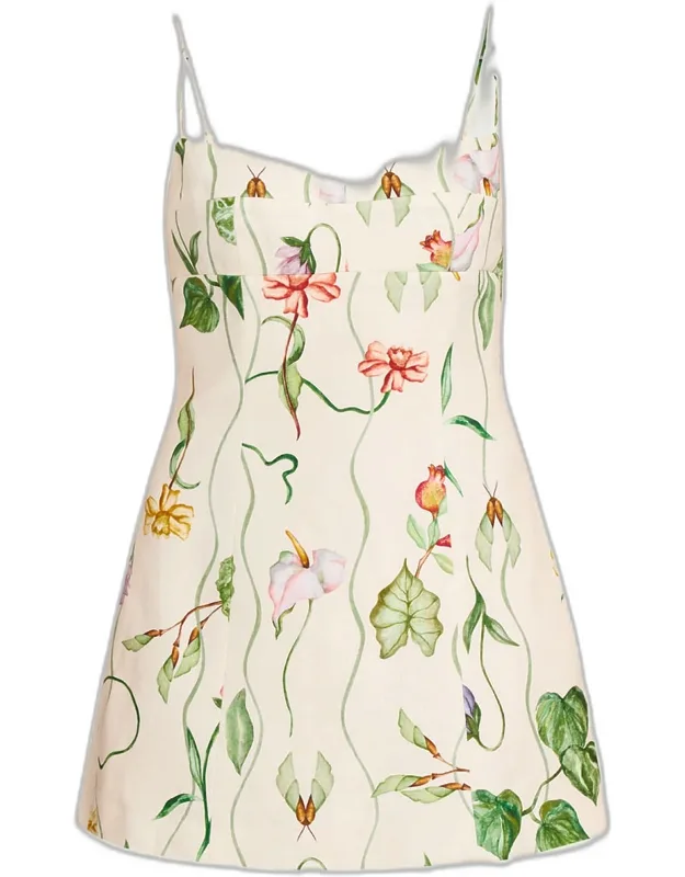 Linen Mini Dress