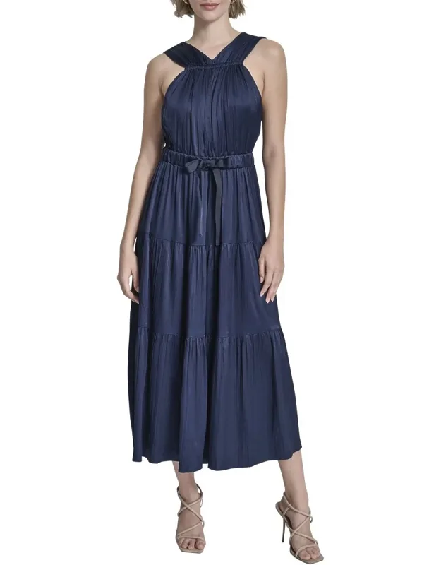 V-neck Halter Dress