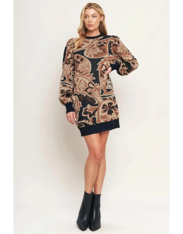 Baroque Mini Dress