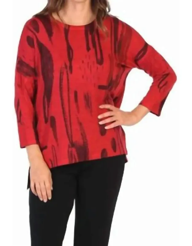Knit Jersey Dolman Sleeve Top