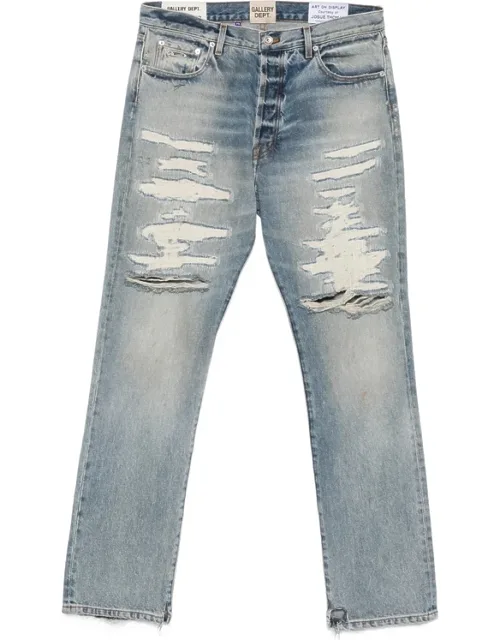 Belt-loop Distressed Jeans