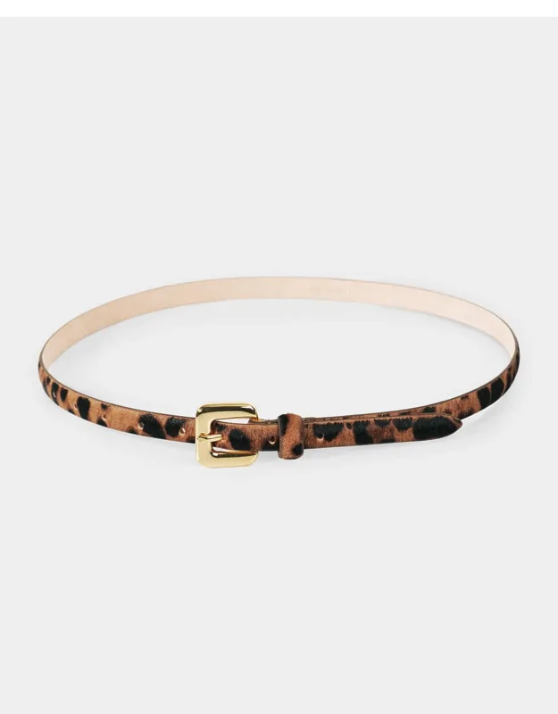 Mara Leopard-print Belt