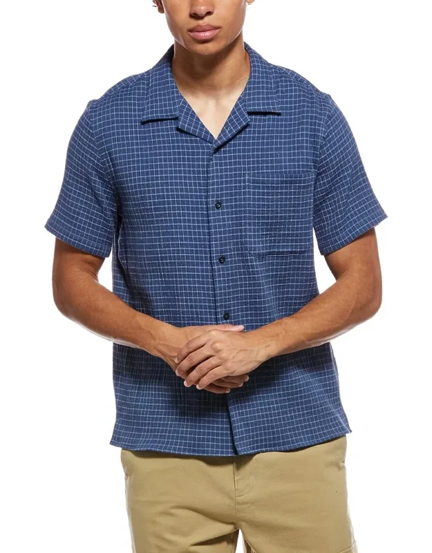Provence Plaid Collar Shirt