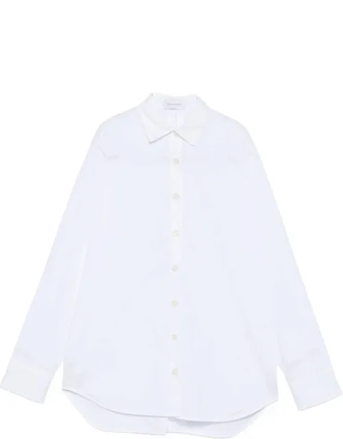 Buttoned Tie-fastening Shirt