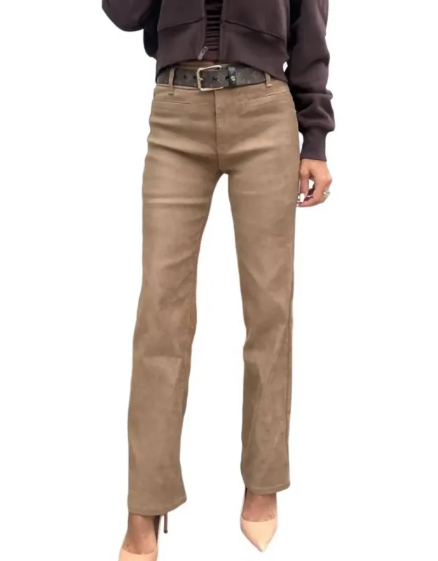 Velvet Suede Feel Pants