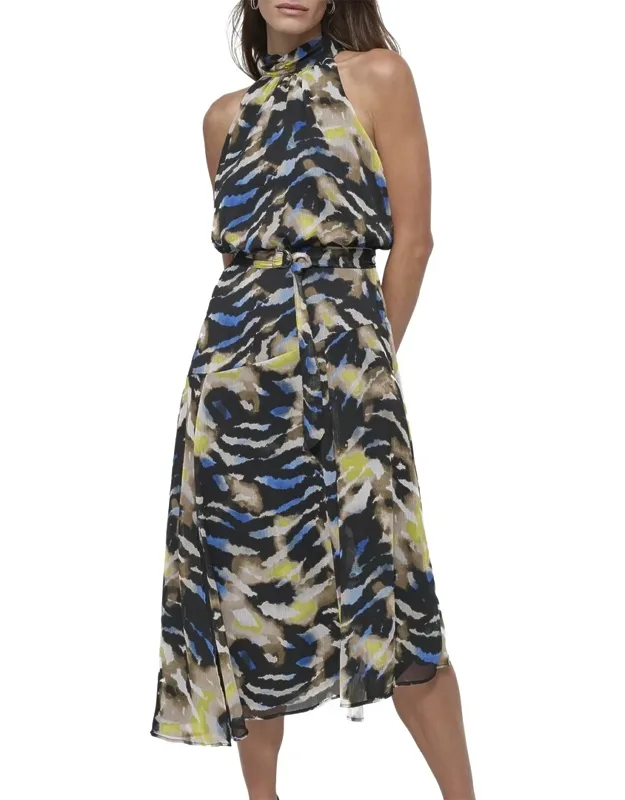 Halter Midi Dress