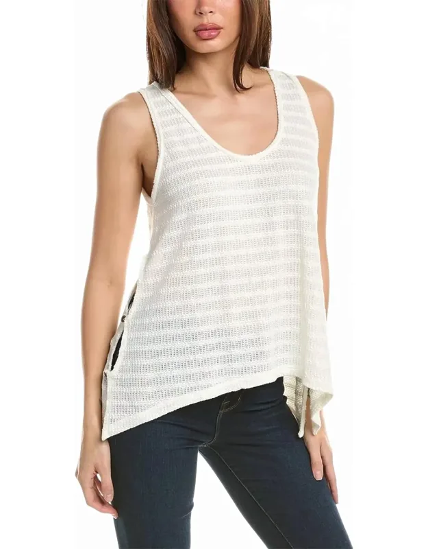 Runaway Sweater Stripe Washed Tank Top