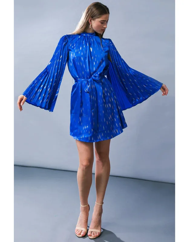 Mesmerizing Elegance Woven Mini Dress