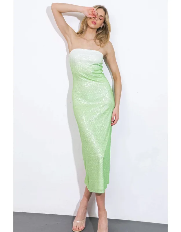 Sequin Midi Dress