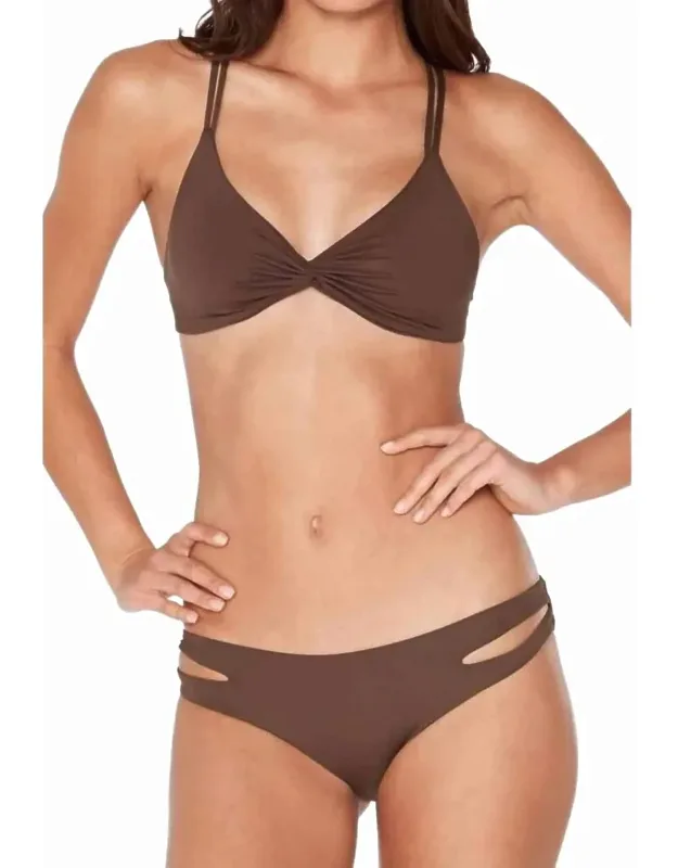 Solid Estella Full Bikini Bottom