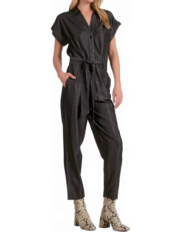 Short Sleeve Jumpsuit
