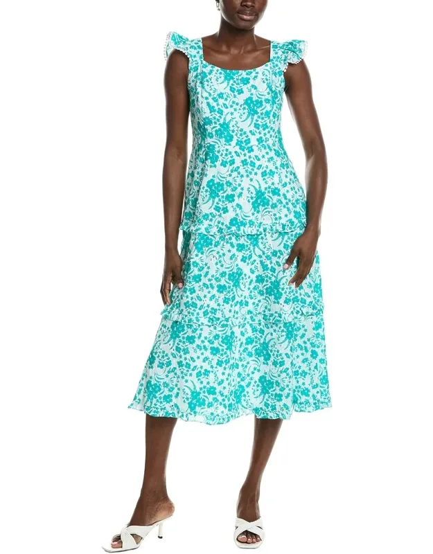 Ruffled Midi Dress
