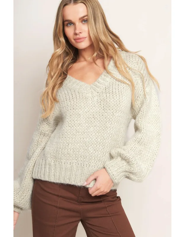 Earthy Touch Sweater Knit Top