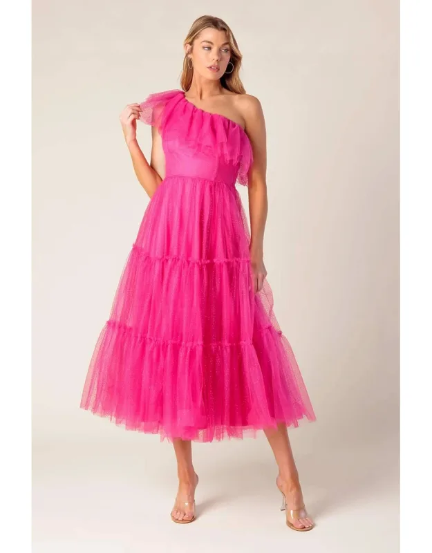 Some Fresh Air Tulle Midi Dress