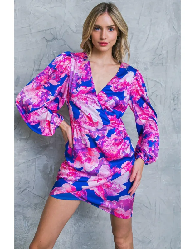 Chic Satin Mini Dress