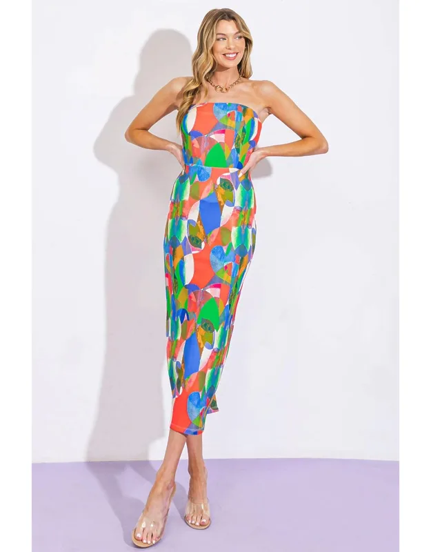 Dancing Diva Ponti Tube Dress