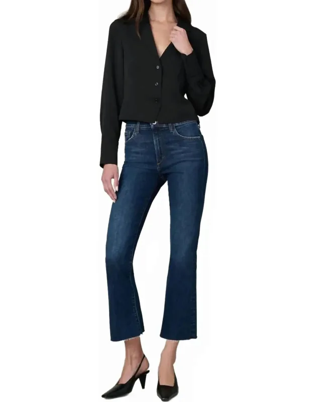 The Callie High-rise Cropped Bootcut Jeans