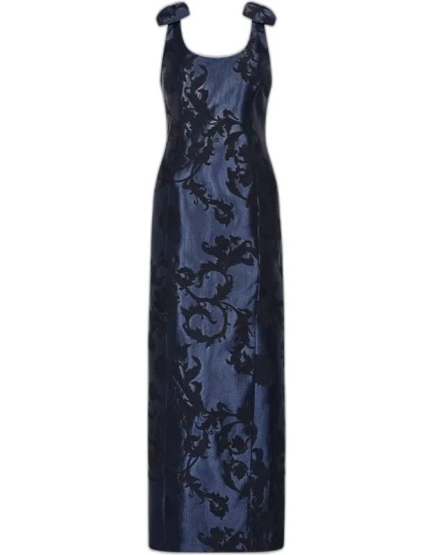 Floral Jacquard Dress