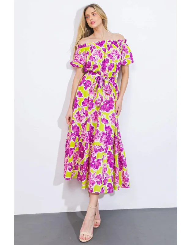 I'm In Charge Woven Midi Dress