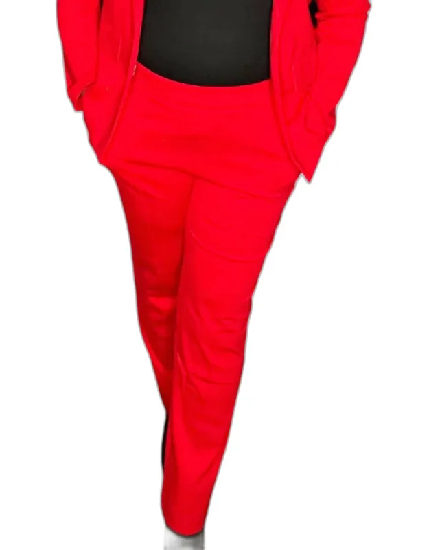 Knit Pintuck Trousers
