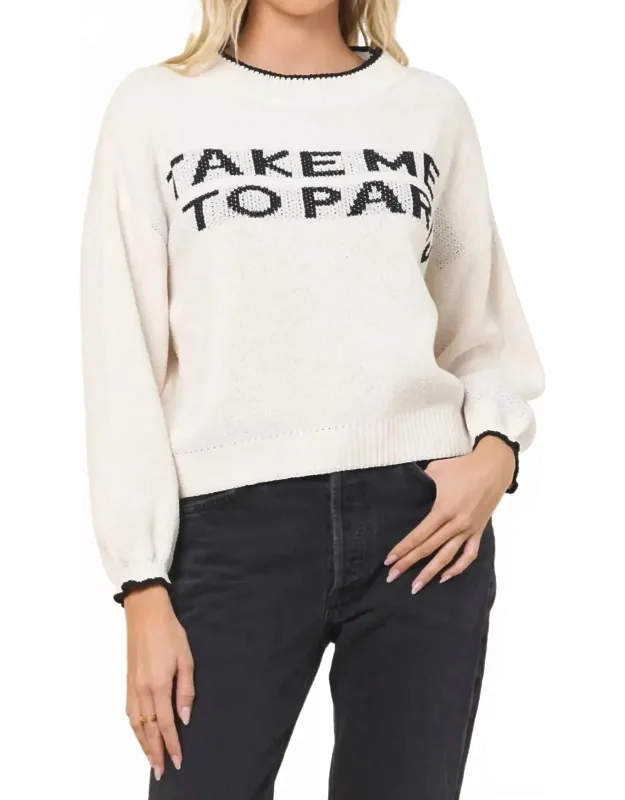Take Me To Paris Sweater