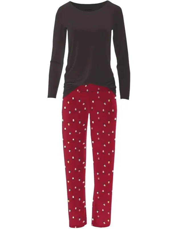 Long Sleeve Relaxed Pajama Set
