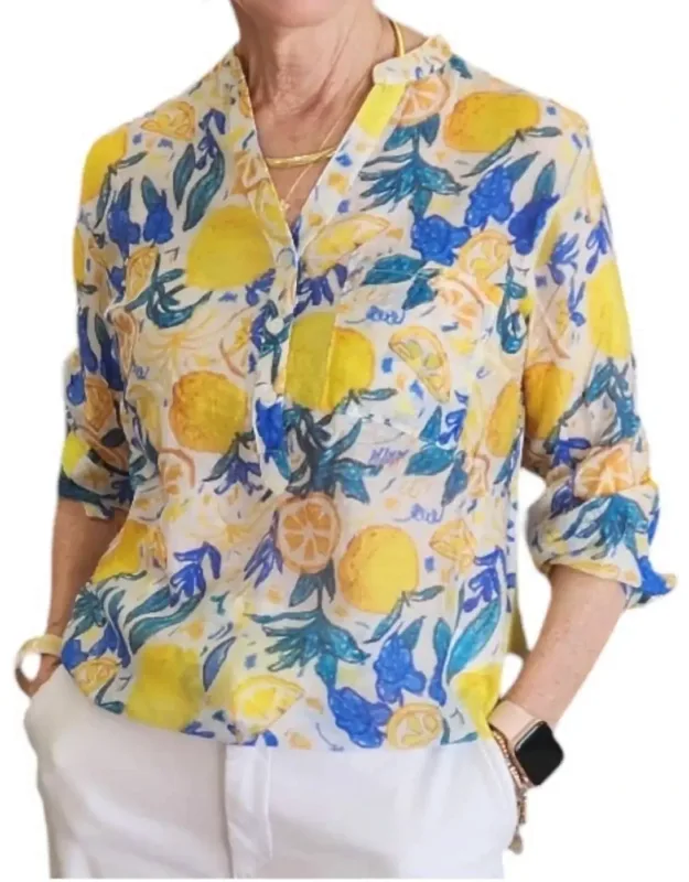 Lemon Zest For Life Top