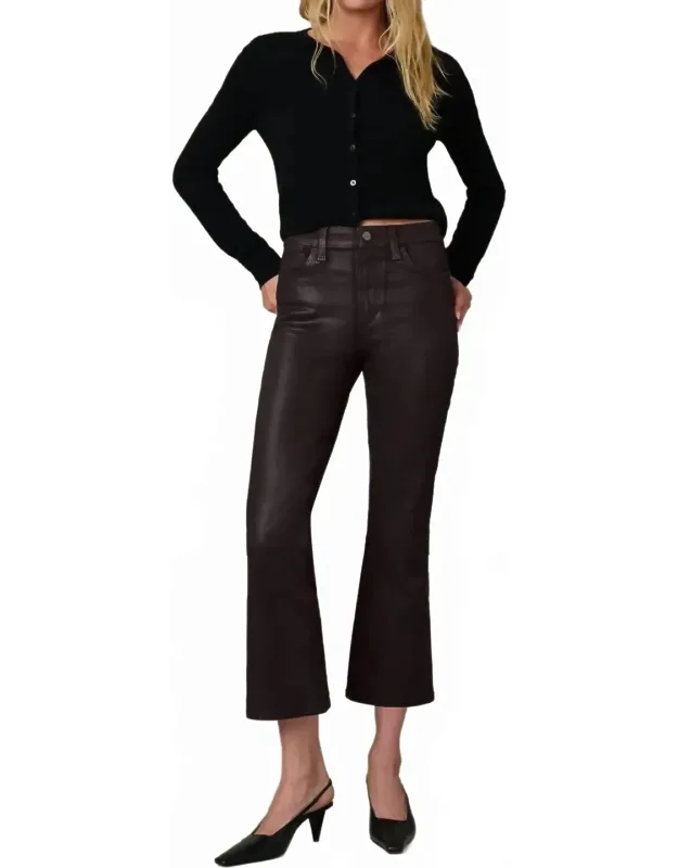 The Callie High-rise Cropped Bootcut Jeans