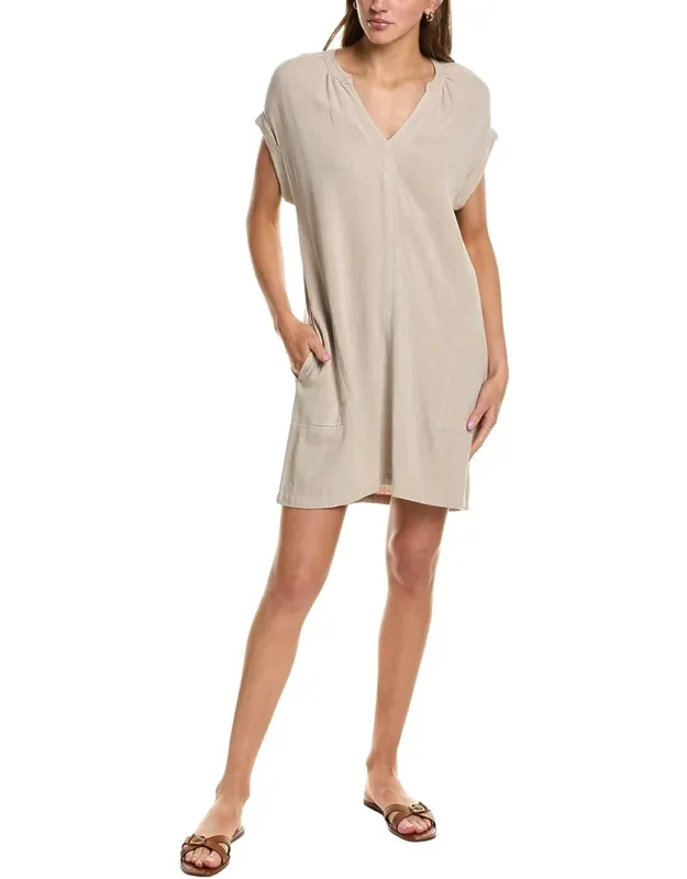 Linen-blend Mini Dress