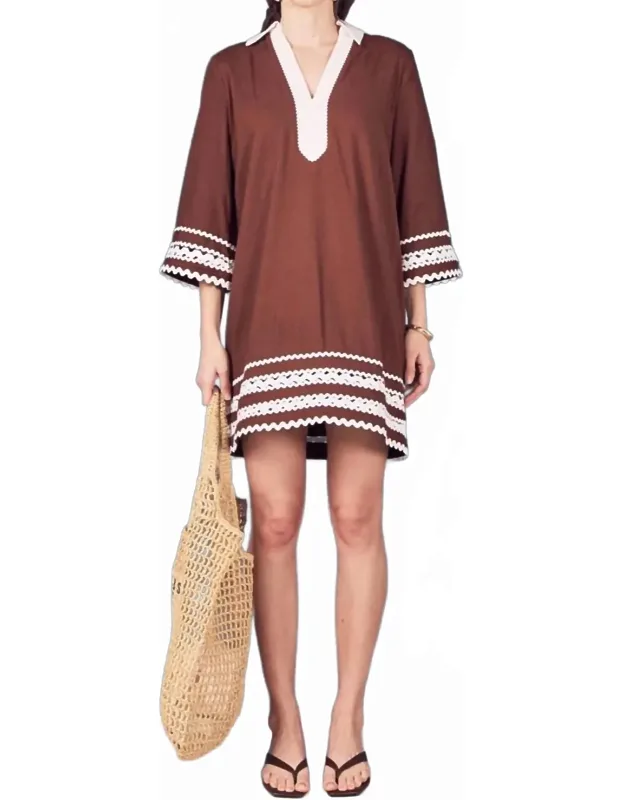 Ric Rac Tunic Mini Dress