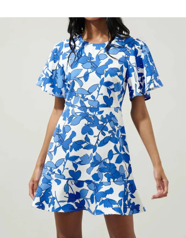 Flouncy Mini Dress