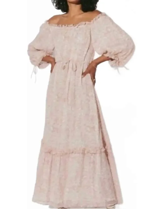 Chiffon Ankle Maxi Dress