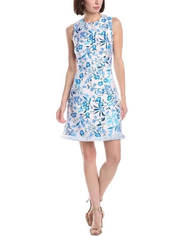 Sleeveless Printed Mini Dress