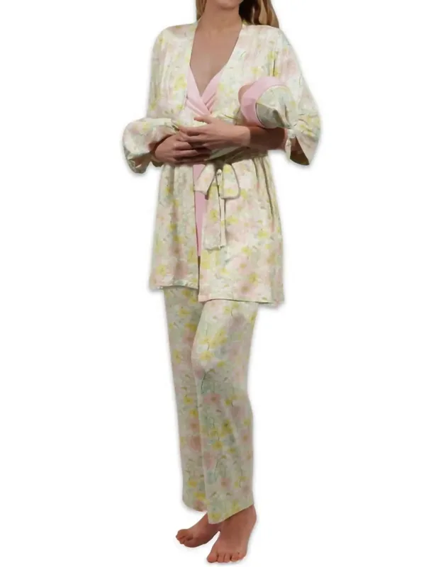 5 Piece Pajama Set