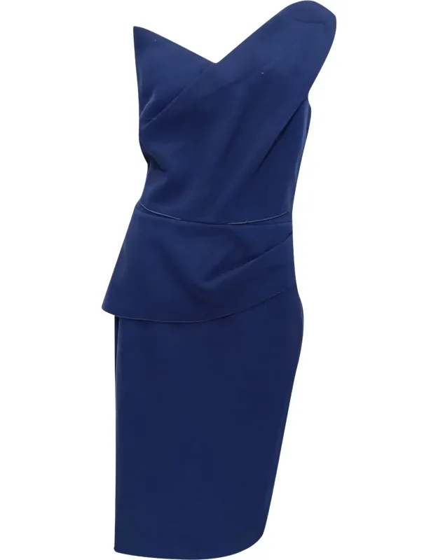 One-shoulder Midi Dress